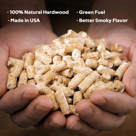 Z GRILLS Wood Pellets for Smoker Grill, 100% All-Natural Hardwood Hickory Pellet, 20lbs