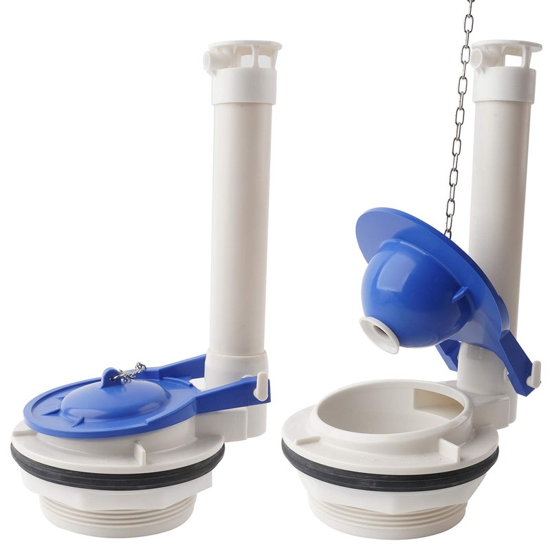 Hibbent 2 Pack Large 3-Inch Toilet Flapper Replacement Compatible with