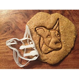 Pitbull Mix Cookie Cutter and Dog Treat Cutter - Face - 4 inch