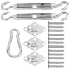 Stainless Steel Hardware Kit Screw Rhombus Hook Spring Buckle Shade