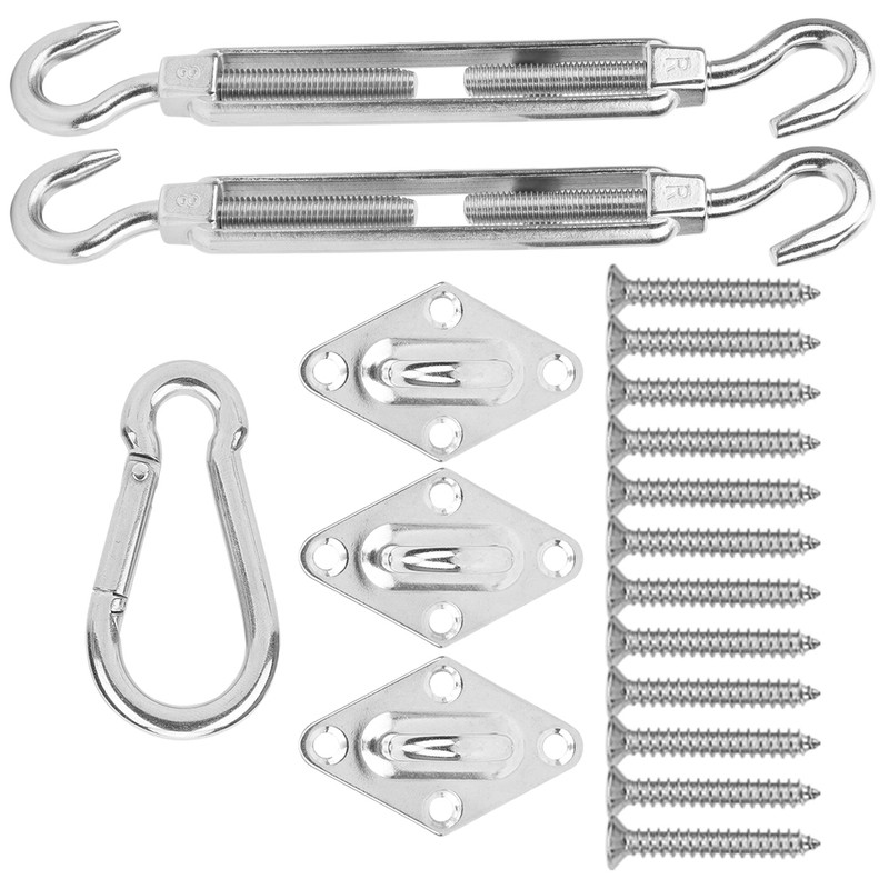 Stainless Steel Hardware Kit Screw Rhombus Hook Spring Buckle Shade