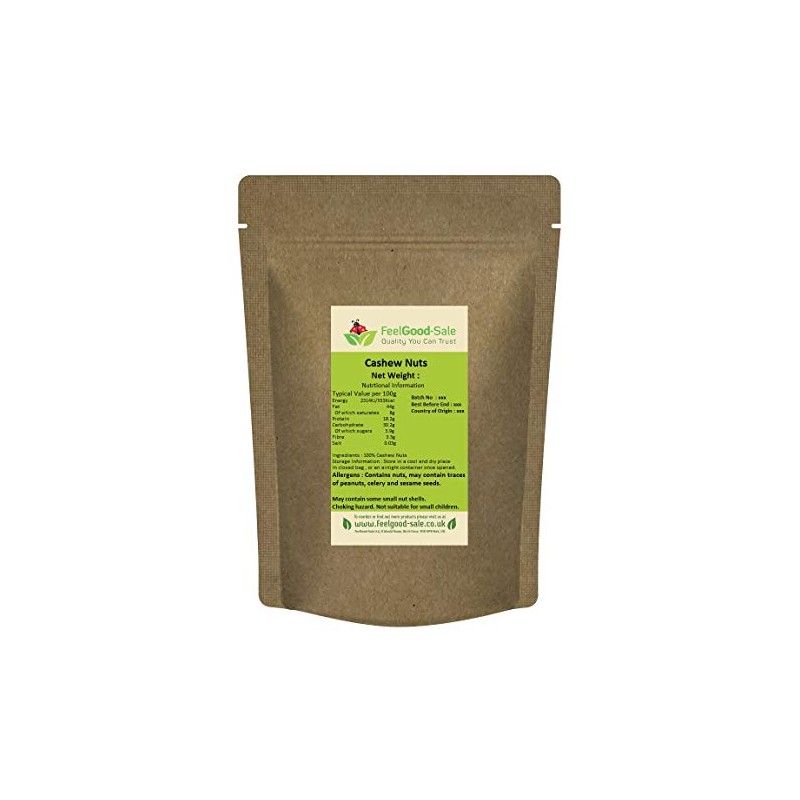 1kg Premium Cashew Nuts Whole, Raw, 100% Natural