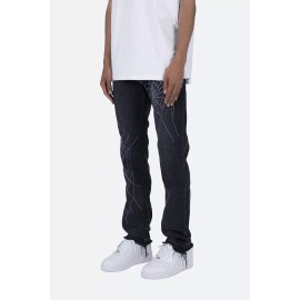 MNML D113 Spider straight  Denim IN BLACK SIZE 34