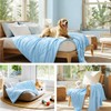 Cooling Dog Blanket, Q-MAX>0.5 Pet Throw for Couch, Crate &