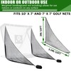 Obokidlyamor 2PCS Shank Net Golf with Two Sandbags+Golf Screen Bag+10pcs