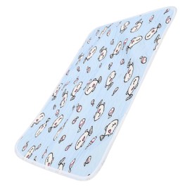 Generic Dog Cat Cooling Mat Portable Lightweight Pet Cooling Pad for Summer Breathable Indoor Outdoor Use Soft Non Toxic Cats Up