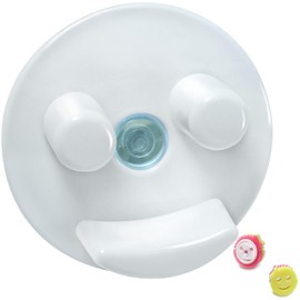 Scrub Daddy Sponge Holder - Stop Soggy Sponges with Suction Cup Caddy - Compatible Scrub Mommy Holder & Kitchen Sink Organizer by BeraTek - White, 1-Pack