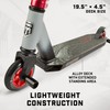 Mongoose Rise 100 Pro Freestyle Stunt Trick Scooter, Lightweight Alloy