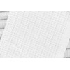 ZOLLNER Set of 10 Guest Towels Waffle Pique, 100% Cotton,