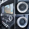 LAIKOU Aluminum Center Console Volume & Tune Knob Cover Sporty