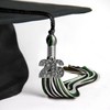 Endea Graduation Mixed Triple Color Tassel with Silver Bling Charm