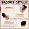 COSTICA Foundation Brush 2 Pack Foundation Makeup Brush, Flat Top