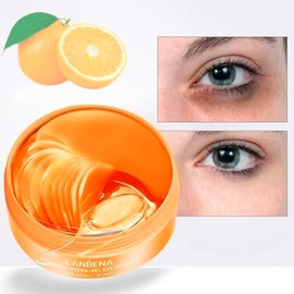 Lanbena 50 Parches para ojos Ácido Hialurónico + Vitamina C parches Antiojeras