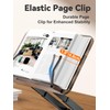 Tounee Book Stand, Telescopic Book Holder Stand, Adjustable Height Pull