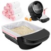 SZEE 120 Pack Automatic Litter Box Waste Bags, Drawstring Litter