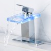Y-Garhe LED Bathroom Sink Faucet - Chrome Single Hole or