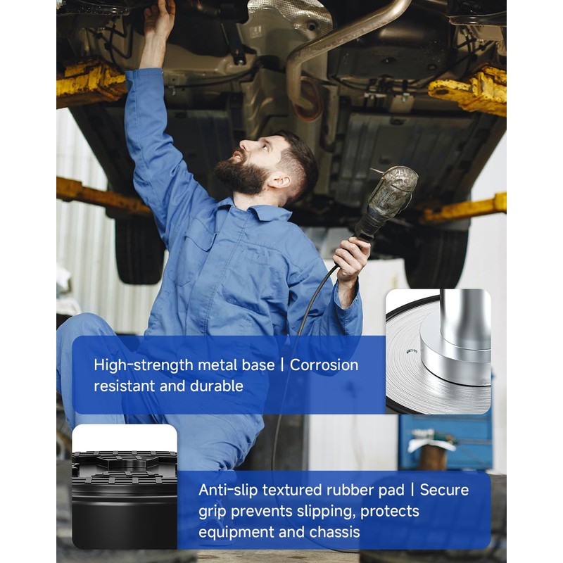 2 Pack 35mm Car Lift Rubber Pads for 2 Post