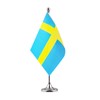 Sweden Desk Flag Swedish Small Mini Table Flags Decorations(Sweden)