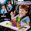 Portable Magnetic Tiles for Kids Travel - 40pcs STEM Building