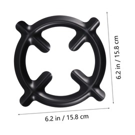 TEHAUX 2Pcs Durable Coffee Pot Holders Sturdy Gas Stove Racks for Mocha Pots Simple and Easy to Use for Home Coffee Quality Construction