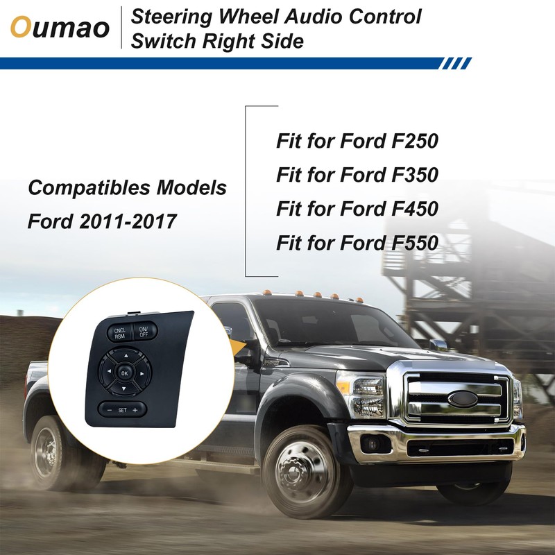 Cruise Control Switch Compatible with Ford F250 F350 F450 F550