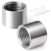 TAISHER 2PCS 304 Stainless Steel Cast Pipe Fitting, Coupling, 1-1/2"