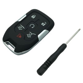 Replacement Keyless Entry Remote Control Key Fob Shell Case Fits for GMC Yukon Chevy Tahoe Suburban 2014 2015 2016 2017 Key Fob Cover