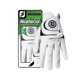 FootJoy Women's WeatherSof Pair Prior Generation Golf Gloves, White, Medium/Largew