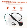 Outanaya 2pcs Motorcycle Kill Stop Horn Button Durable Ignition Switch