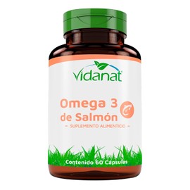 Vidanat Omega 3 de Salmón 60 Cáps – Fuente Natural de Ácidos Grasos Esenciales