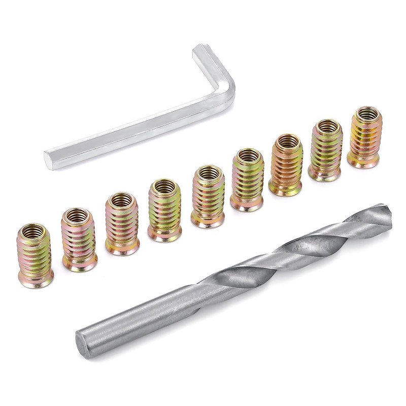 Xrfoiniu 50 Pieces 5/16 Threaded Inserts for Wood Insert Nut