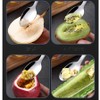 ARFUKA Grapefruit Spoons Serrated Double-Headed Grapefruit Spoons Mud Scraping Spoon