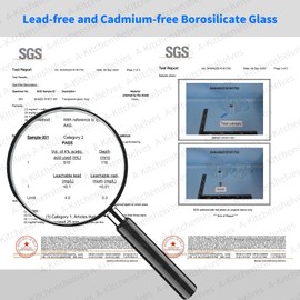 HORLIMER 15 oz Glass Coffee Mugs Set of 6, Clear Coffee Cup with Handle for Tea Cappuccino Latte Milk Juice Hot and Cold Beverages