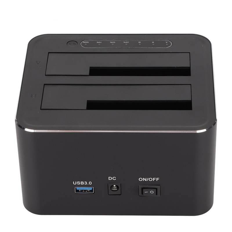 Hard Drive Docking Station USB3.0 Aluminium Alloy 7+15Pin SATA 5Gbps