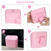 Accmor Car Trash Can with Lid, 2 Pack Pink Mini