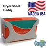 Gadjit Dryer Sheet Caddy | Plastic Dispenser Mounts on a