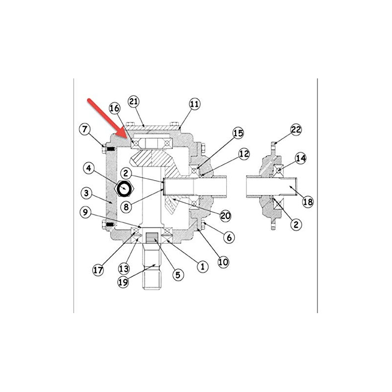 King Kutter TG Series Tiller Bearing Code 902322 80mm X