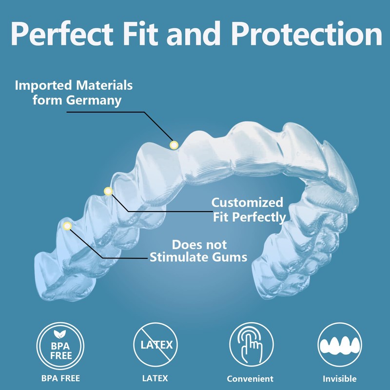 Custom Fit Retainer, Clear Retainers for Teeth, BPA-Free, Comfortable and