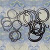Door Handle Springs Repair Kit 2 Turns, 2.5mm Thick Internal