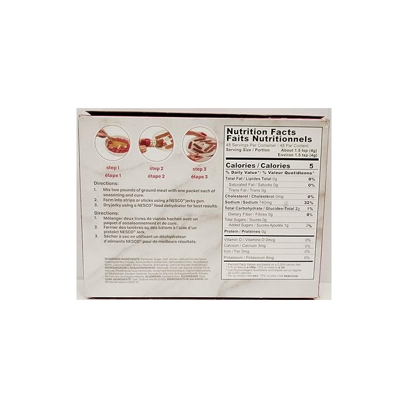 Nesco Jerky Original Seasoning 3 Pack (Makes 6 Pounds of