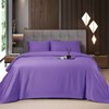 Shilucheng Bamboo Sheets Set 4/6 Pc, Cooling Breathable & Hotel