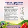 Blanca Probióticos Mujer Vitalitown Prebióticos Enzimas Digestivas Arándanos Vegano Omg