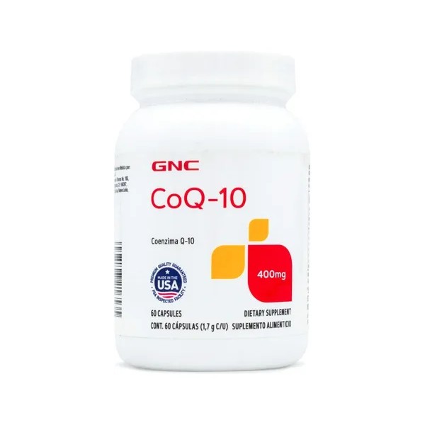 GNC Antioxidante Coenzima Q-10 400 Mg 60 Cápsulas Sin sabor