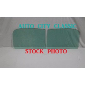ACC 2pc Windshield Glass Green 1940 1941 1942 1946 1947 1948 Plymouth Sedan & Coupe