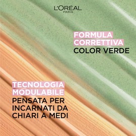 L'Oréal Paris Magic CC Cream 24H Moisturising Anti-Redness Green Cream 5-in-1 Universal Shade Long-Lasting Velvety Skin Effect - 2 x 30 ml Bottles