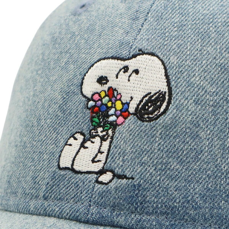 Newera 9TWENTY Long Visor NER36C0512 Collaboration Peanuts Snoopy Hat, washed