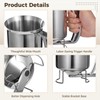 2 PCS Stainless Steel Batter Dispenser, 27 oz Pancake Batter