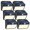 SEZAC Solar Lights Outdoor - 150 LED, 6 Pack with
