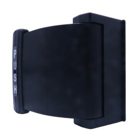 elox Deadlatch Paddle Handle with Stop Function for Adams Rite Narrow Style Latchbolt Storefront Door Mortise Deadlatch Lock Push Door to Left, Bronze Duronodic Color