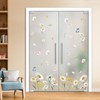WEEPA Spring Summer Window Cling Sticker, Daisy Flower Window Decal